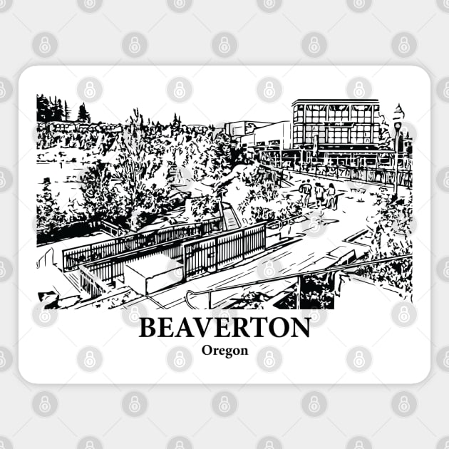 Beaverton - Oregon Magnet by Lakeric